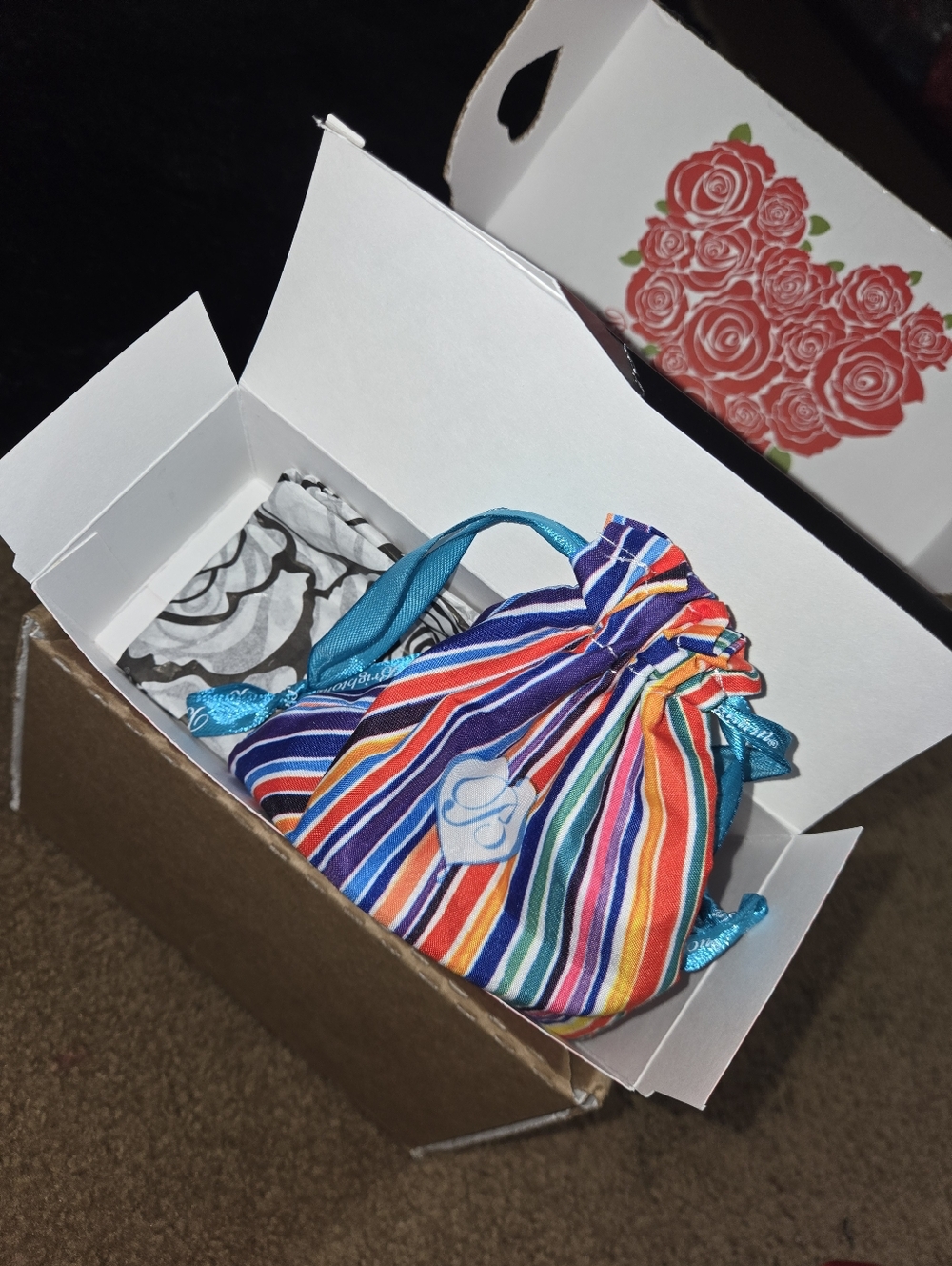 Brighton Multicolor Striped Bracelet Pouch (Blue Accent)